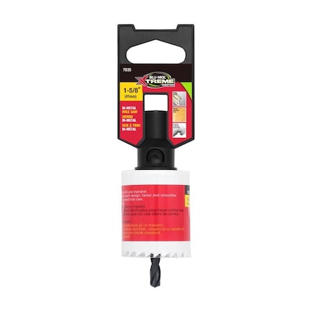 Blu-Mol Xtreme Blu-Mol Xtreme 1-5/8 in. Bi-Metal Hole Saw 1 pk E0217035